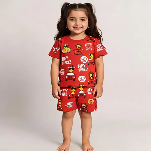 Red_Cotton_Relaxed_Fit_Printed_Nightwear_For_Girls_Pack_Of_2