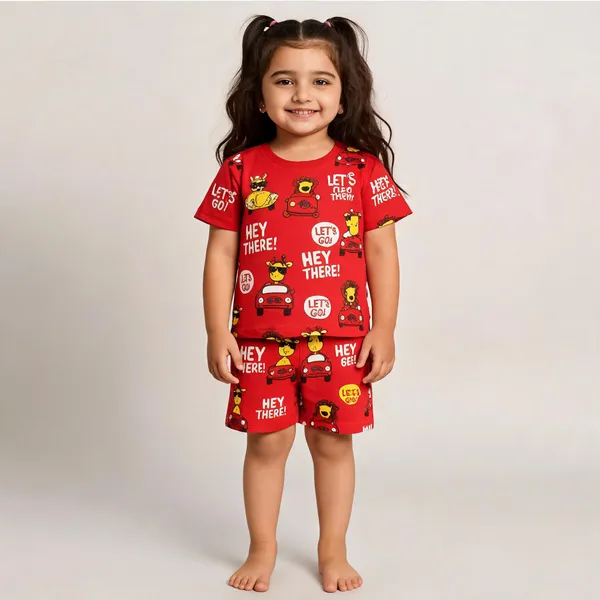 Red_Cotton_Printed_Nightwear_For_Girls_Pack_Of_2