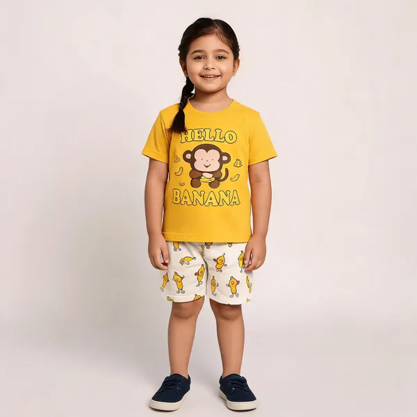 Yellow_Cotton_Relaxed_Fit_Nightwear_For_Girls_Pack_Of_2