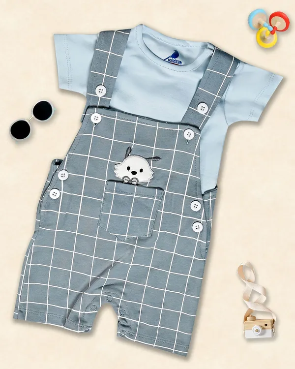 Grey_Cotton_Printed_Dungaree_For_Baby_Boys_And_Girls