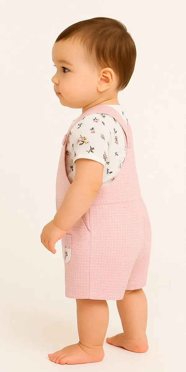White_Cotton_Polka_Print_Dungaree_For_Baby_Boys_&_Girls