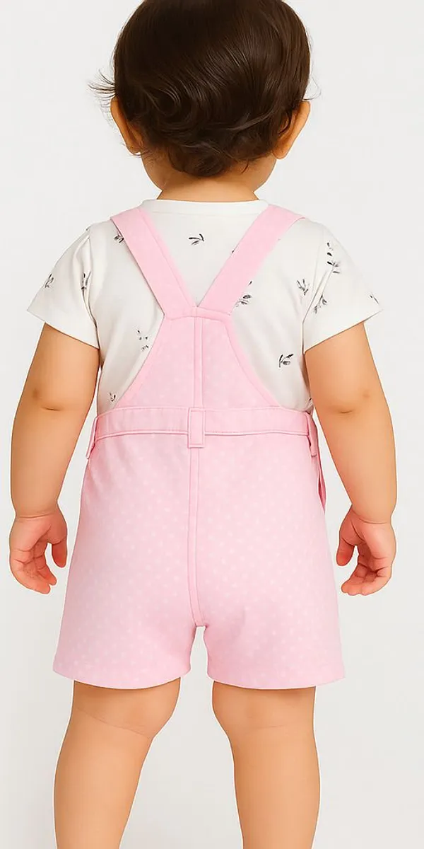 Multicolor_Cotton_Polka_Print_Dungaree_For_Baby_Boys_&_Girls