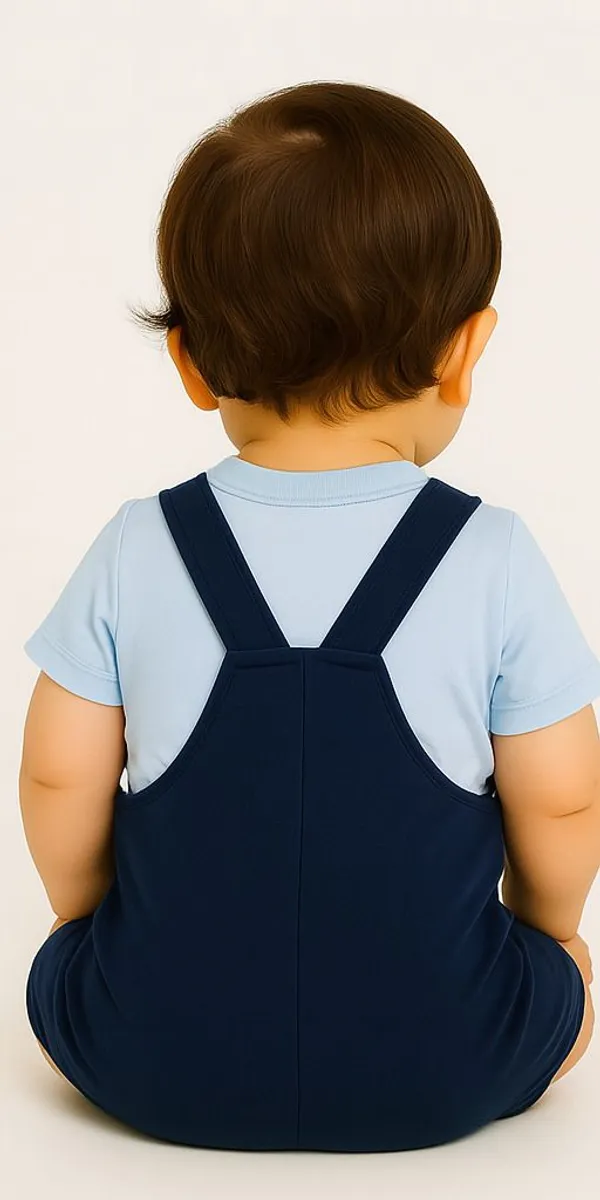Dark_Blue_Cotton_Polka_Print_Dungaree_For_Baby_Boys_&_Girls