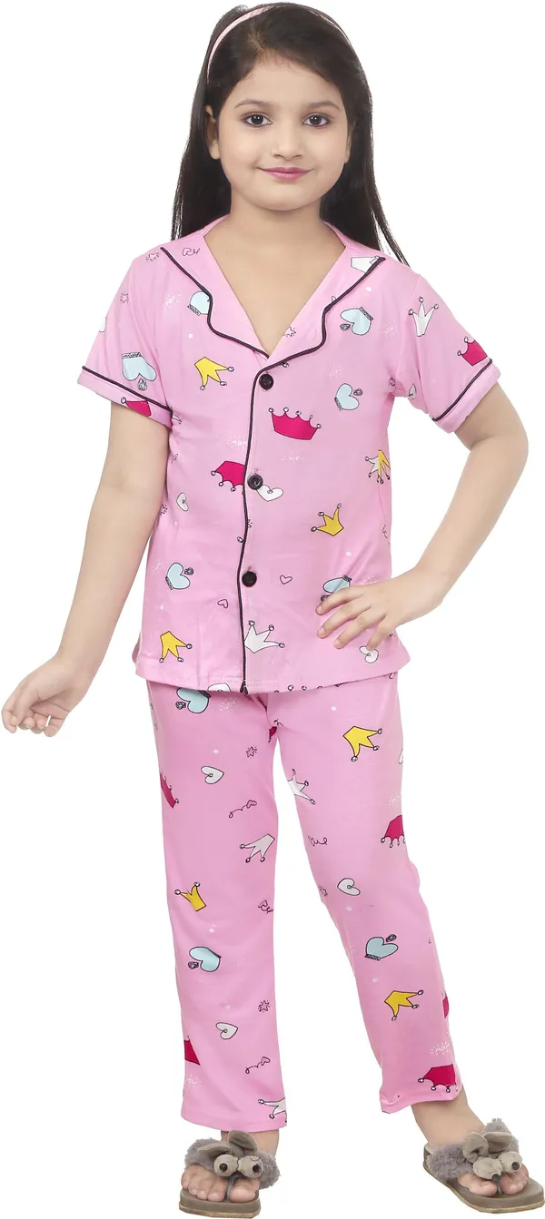 Pink_Cotton_Printed_Nightwear_For_Girls