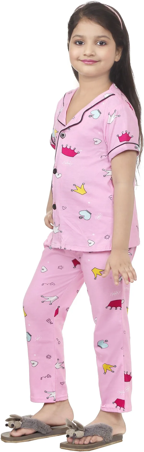 Pink_Cotton_Printed_Nightwear_For_Girls