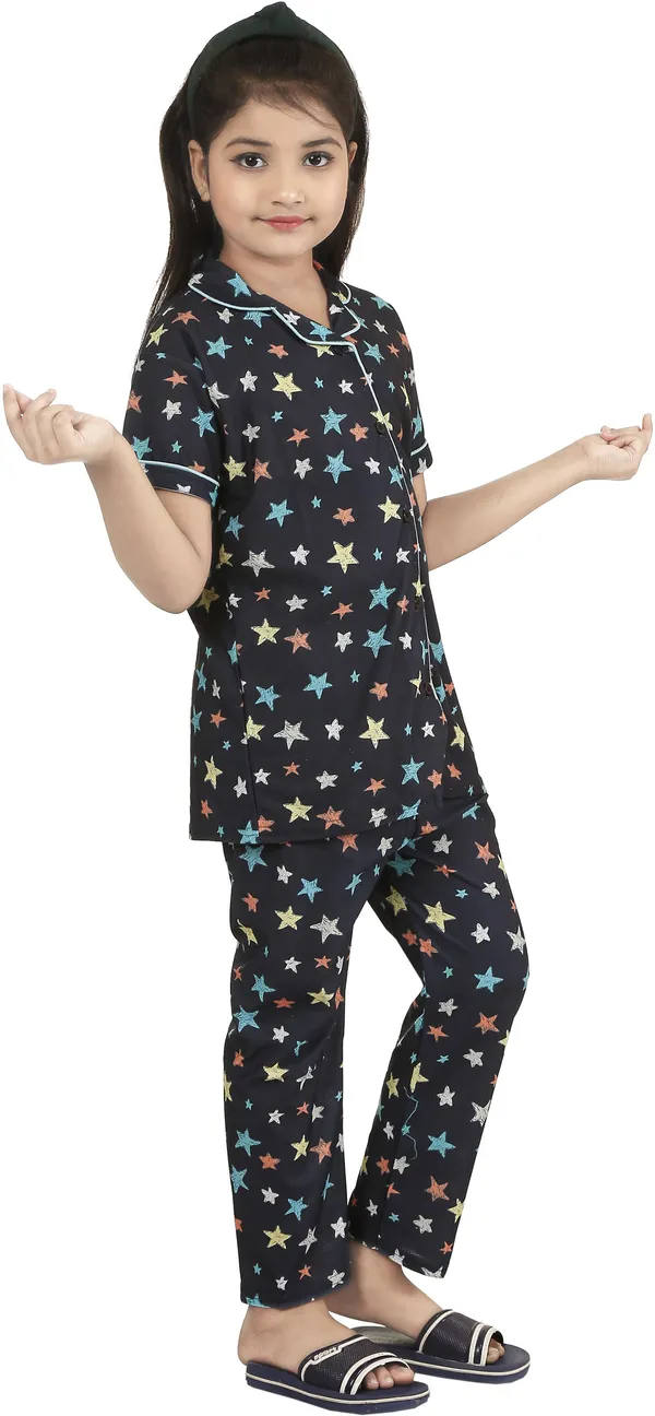 Blue_Cotton_Printed_Nightwear_For_Girls