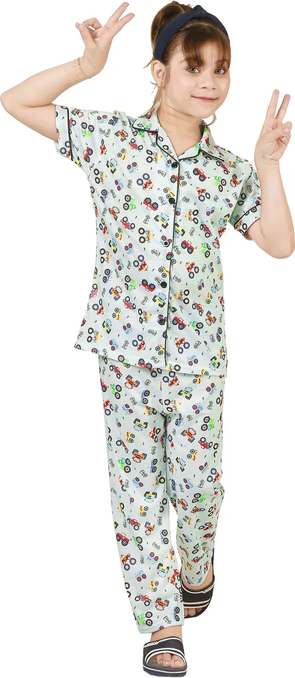 Blue_Cotton_Printed_Nightwear_For_Girls