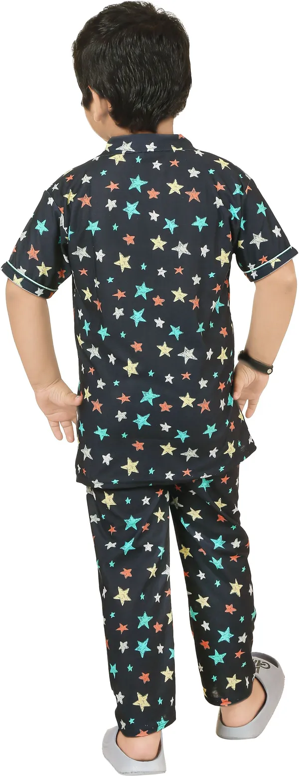Black_Cotton_Printed_Nightwear_For_Girls