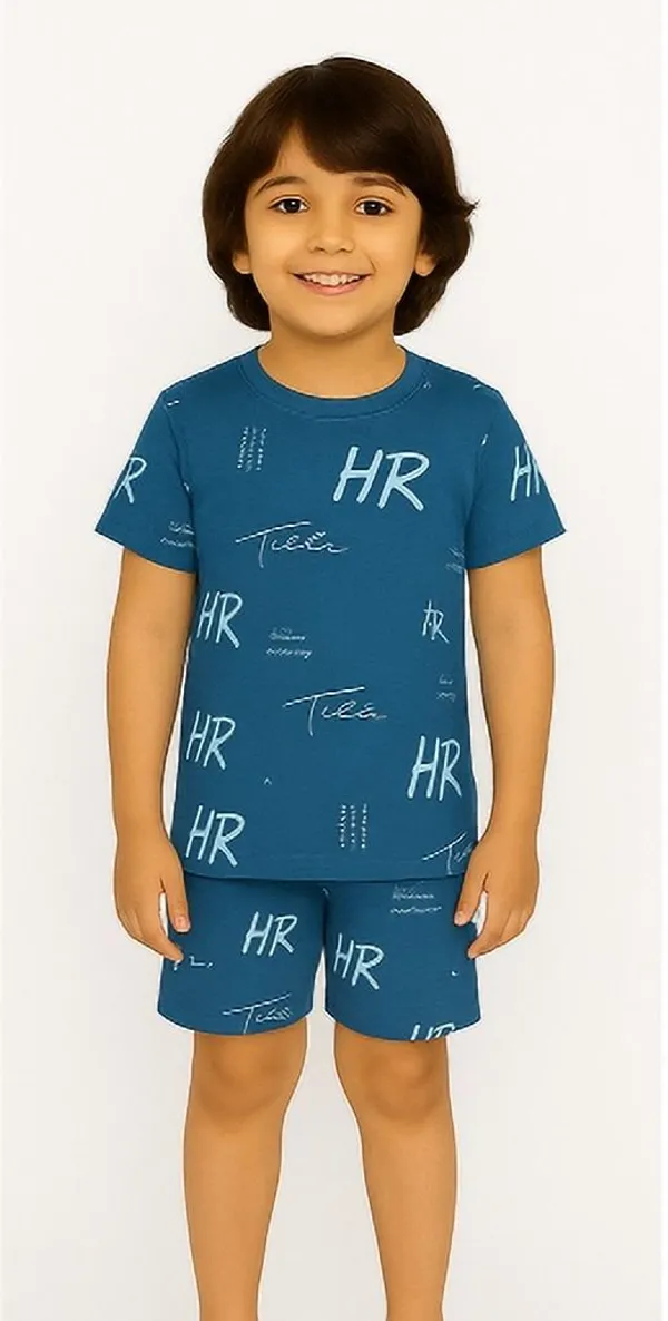 Dark_Blue_Cotton_Printed_Nightwear_For_Baby_Boys_And_Girls