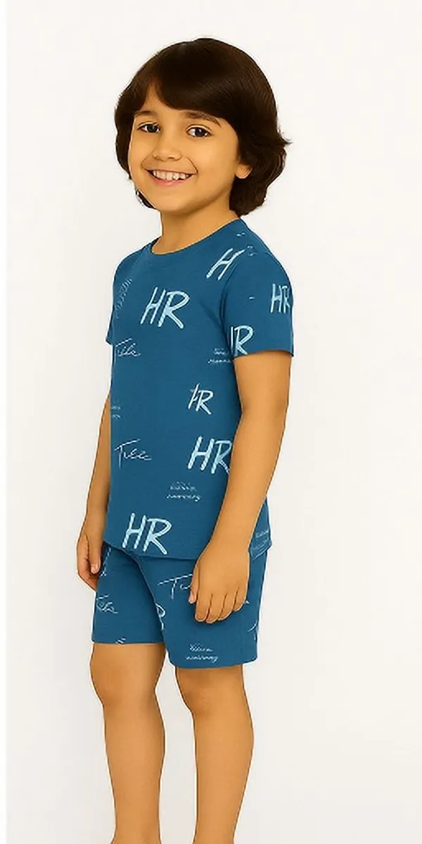 Dark_Blue_Cotton_Printed_Nightwear_For_Baby_Boys_And_Girls