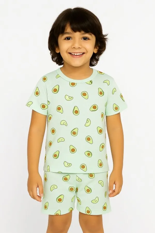 Light_Green_Cotton_Printed_Nightwear_For_Baby_Boys_And_Girls