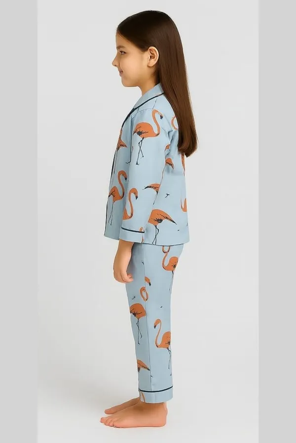 Blue_Cotton_Printed_Nightwear_For_Girls