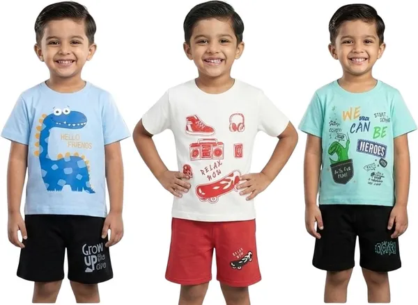 Multicolor_Cotton_Printed_Nightwear_For_Boys_Pack_Of_3