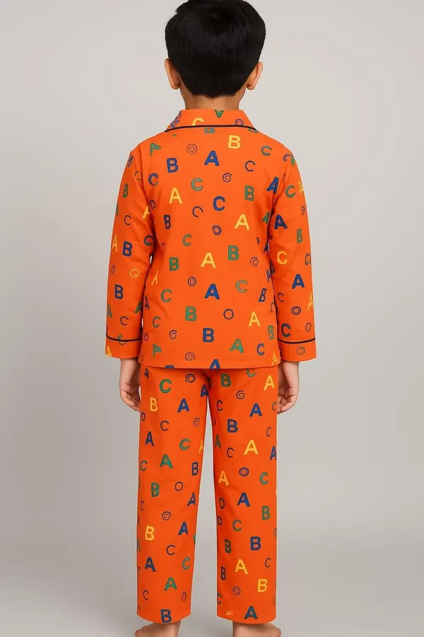 Orange_Cotton_Printed_Nightwear_For_Boys