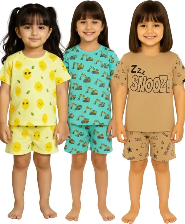 Multicolor_Cotton_Printed_Nightwear_For_Girls_Pack_Of_3