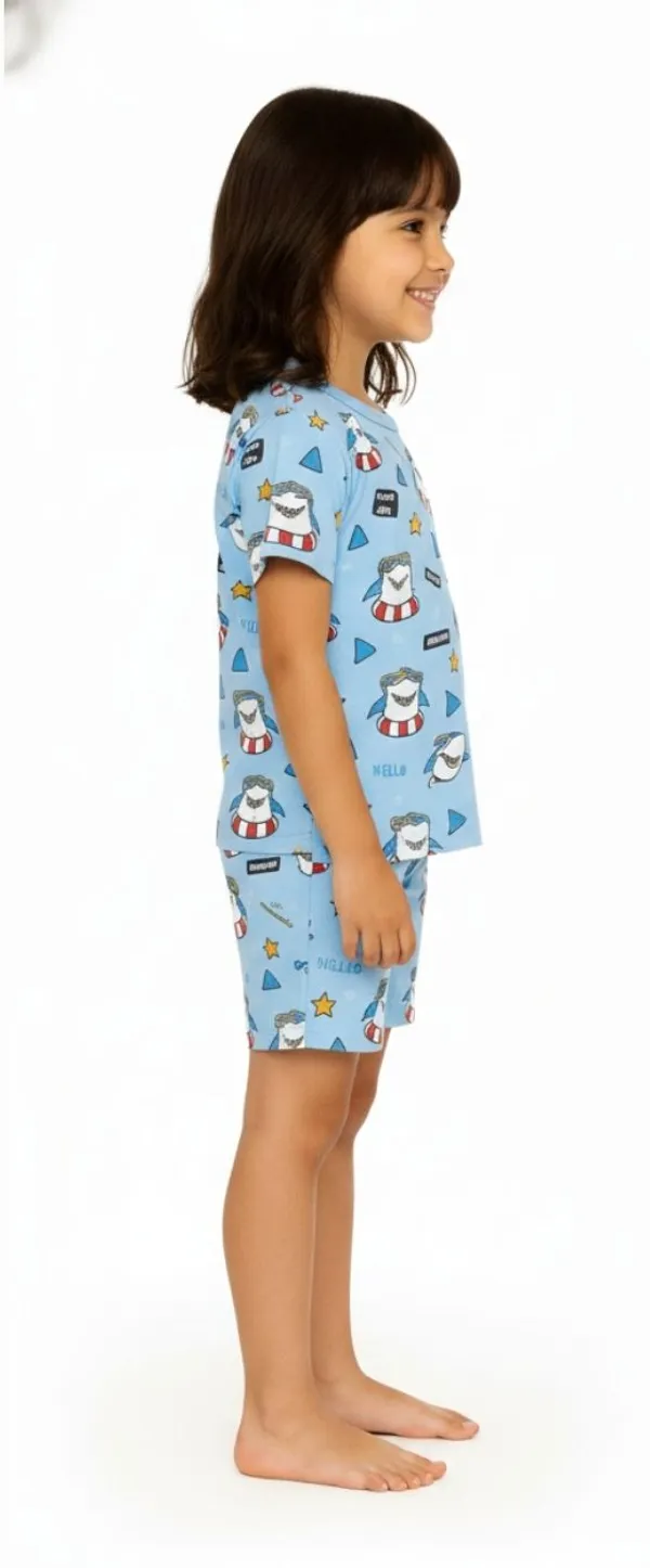 Blue_Cotton_Printed_Nightwear_For_Girls_Pack_Of_2