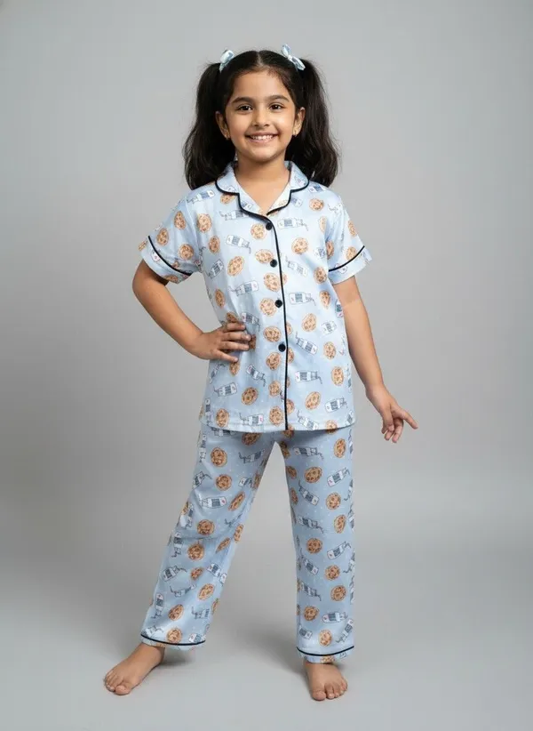 Blue_Cotton_Printed_Nightwear_For_Girls_Pack_Of_2
