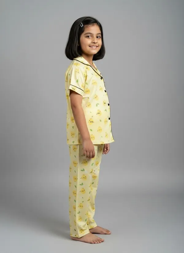 Yellow_Cotton_Printed_Nightwear_For_Girls_Pack_Of_2