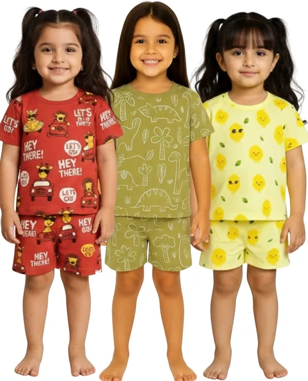Multicolor_Cotton_Printed_Nightwear_For_Girls_Pack_Of_3