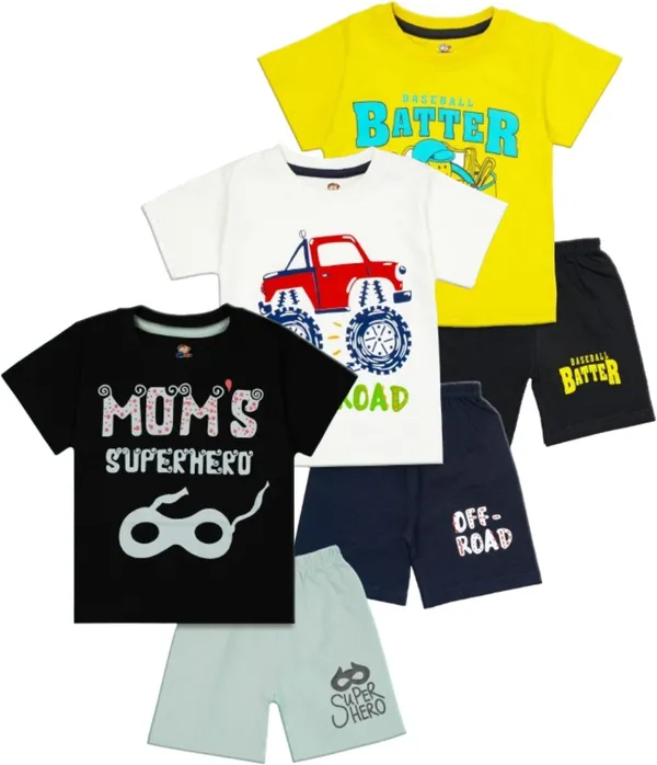 Multicolor_Cotton_Printed_Nightwear_For_Boys_Pack_Of_3