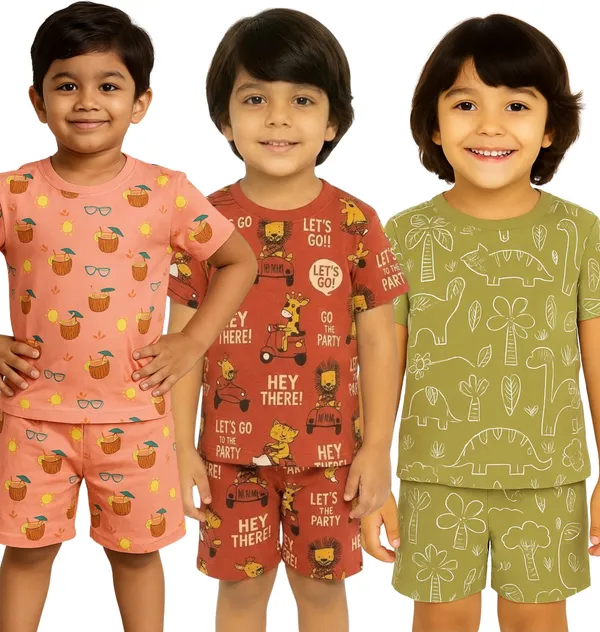 Multicolor_Cotton_Printed_Nightwear_For_Boys_Pack_Of_3