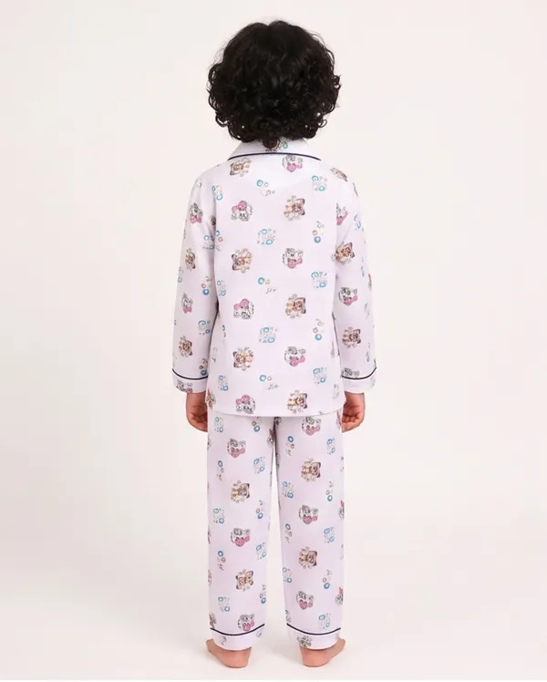 Purple_Cotton_Blend_Printed_Nightwear_For_Boys