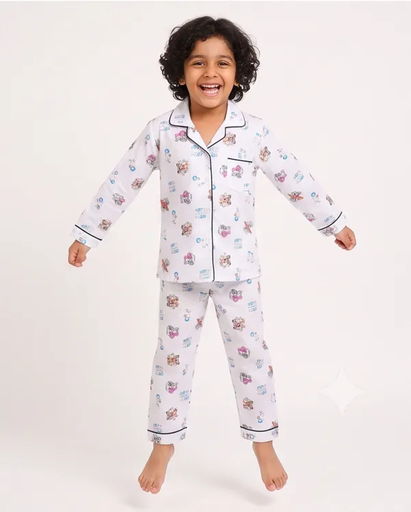 White_Cotton_Printed_Nightwear_For_Boys
