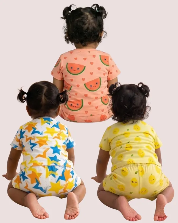 Multicolor_Cotton_Printed_Nightwear_For_Baby_Boys_And_Girls_Pack_Of_3
