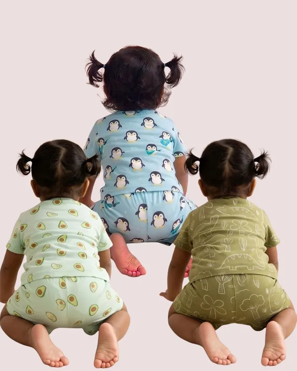Multicolor_Cotton_Printed_Nightwear_For_Baby_Boys_And_Girls_Pack_Of_3