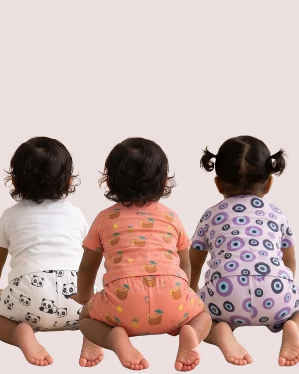 Multicolor_Cotton_Relaxed_Fit_Printed_Nightwear_For_Baby_Boys/Girls_Pack_Of_3
