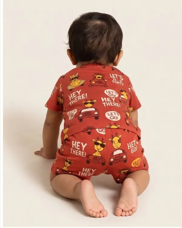 Red_Cotton_Printed_Nightwear_For_Baby_Boys_And_Girls