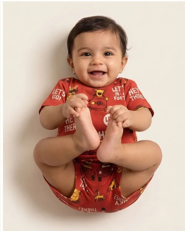 Red_Cotton_Printed_Nightwear_For_Baby_Boys_And_Girls