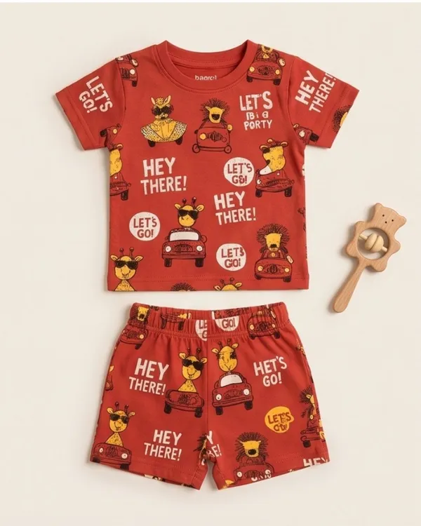 Red_Cotton_Printed_Nightwear_For_Baby_Boys_And_Girls