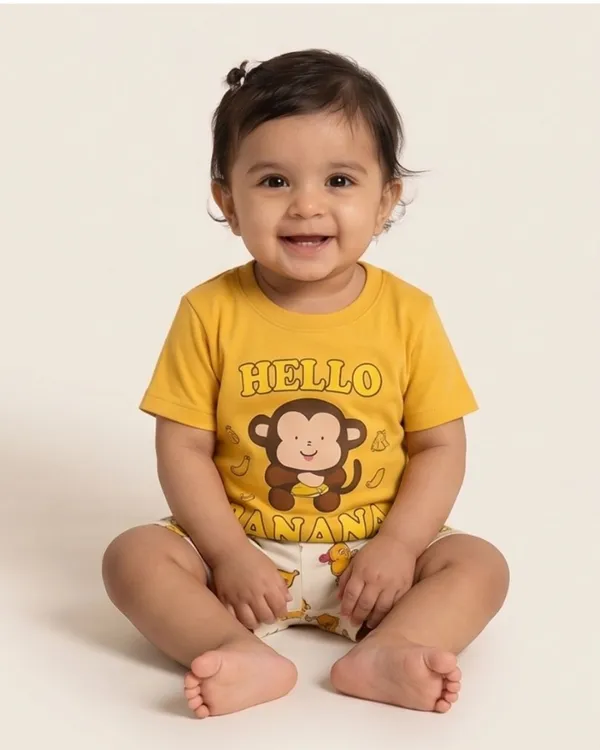 Yellow_Cotton_Printed_Nightwear_For_Girls_Pack_Of_2