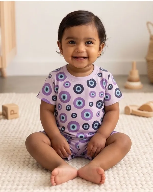 Purple_Cotton_Relaxed_Fit_Printed_Nightwear_For_Baby_Boys/Girls