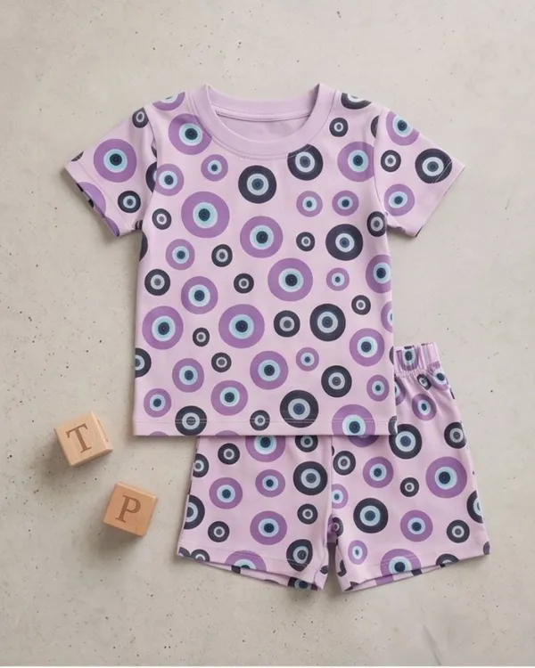 Purple_Cotton_Relaxed_Fit_Printed_Nightwear_For_Baby_Boys/Girls