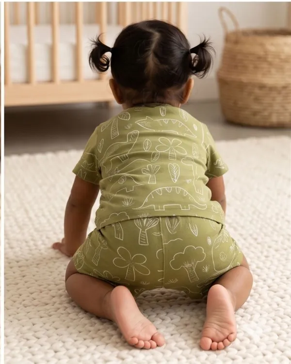 Green_Cotton_Relaxed_Fit_Printed_Nightwear_For_Baby_Boys/Girls