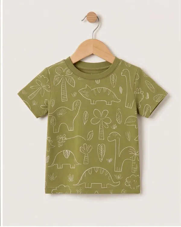 Green_Cotton_Relaxed_Fit_Printed_Nightwear_For_Baby_Boys/Girls