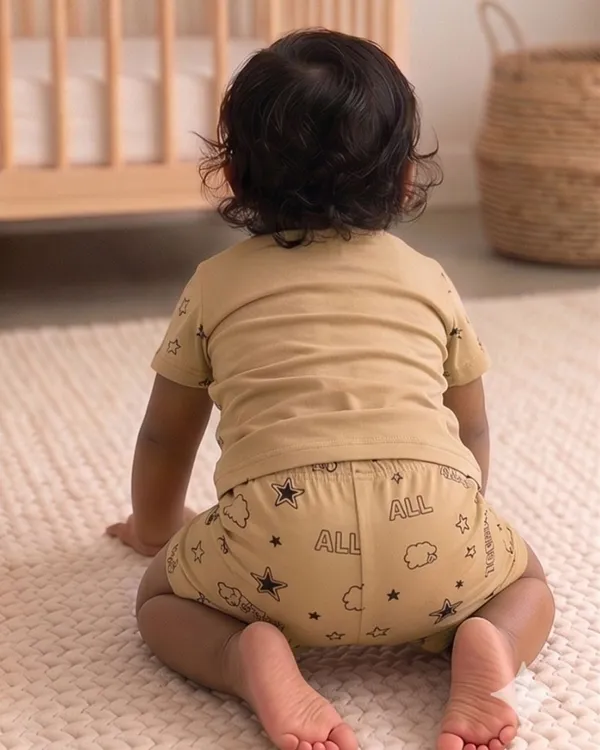 Brown_Cotton_Relaxed_Fit_Printed_Nightwear_For_Baby_Boys_Girls