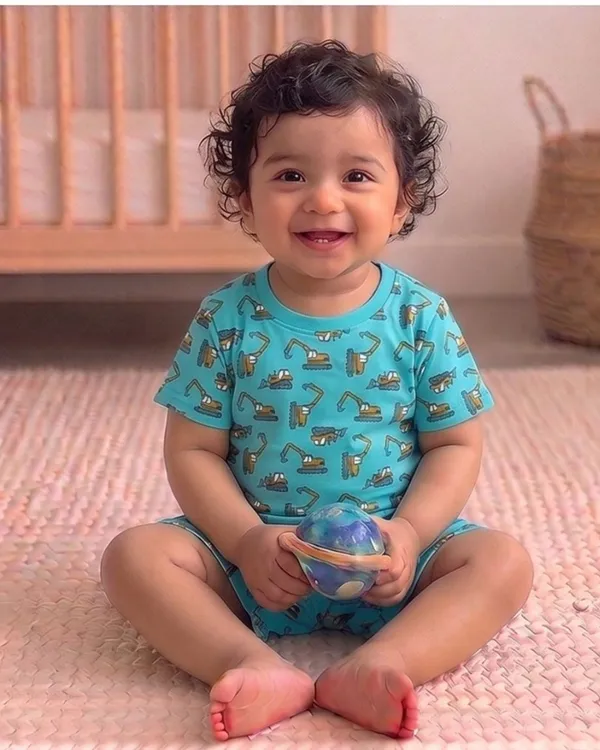 Blue_Cotton_Relaxed_Fit_Printed_Nightwear_For_Baby_Boys/Girls
