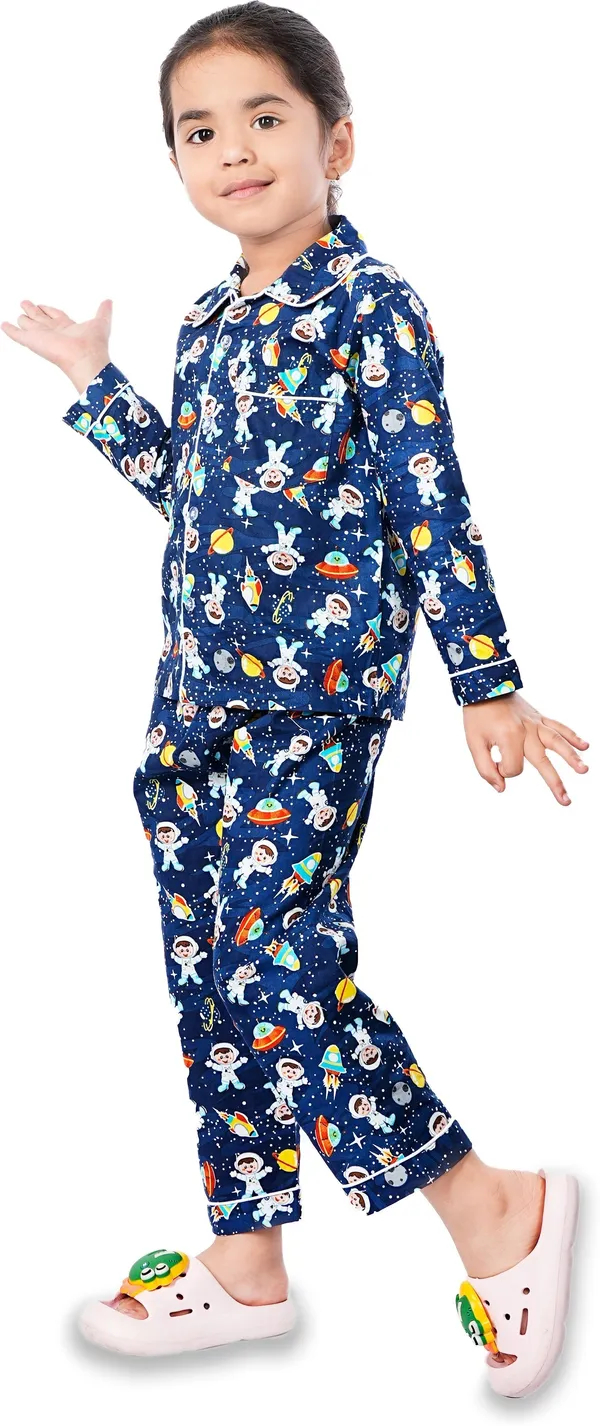 Dark_Blue_Cotton_Printed_Nightwear_For_Girls