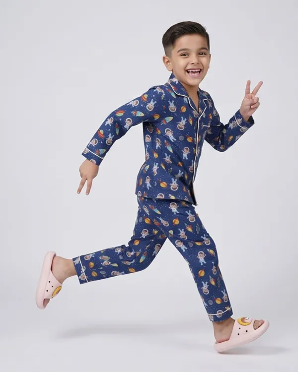Dark_Blue_Cotton_Printed_Nightwear_For_Boys