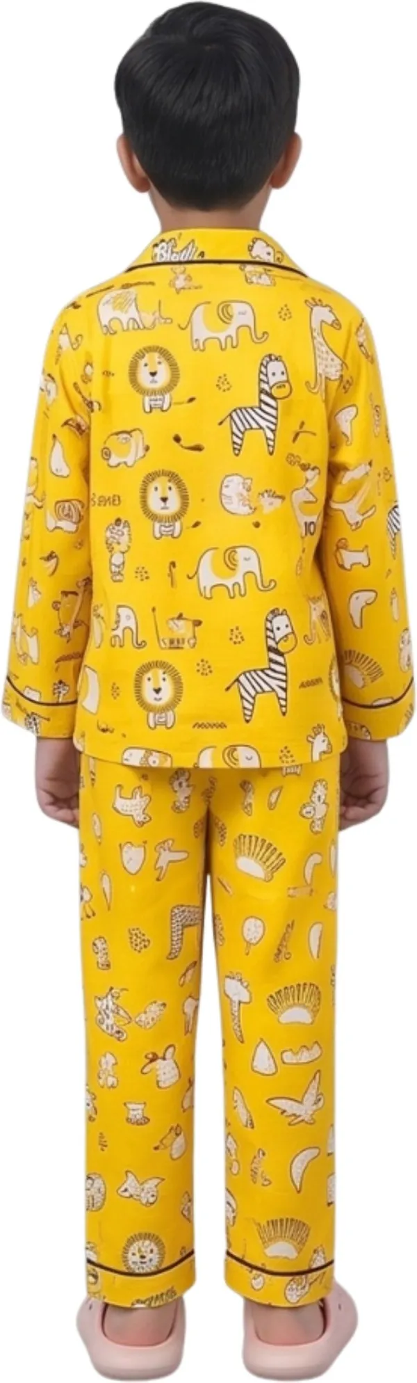 Yellow_Cotton_Printed_Nightwear_For_Boys
