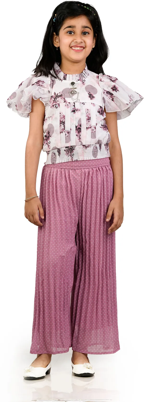 Pink_Cotton_Printed_Top_Pyjama_Set_For_Girls