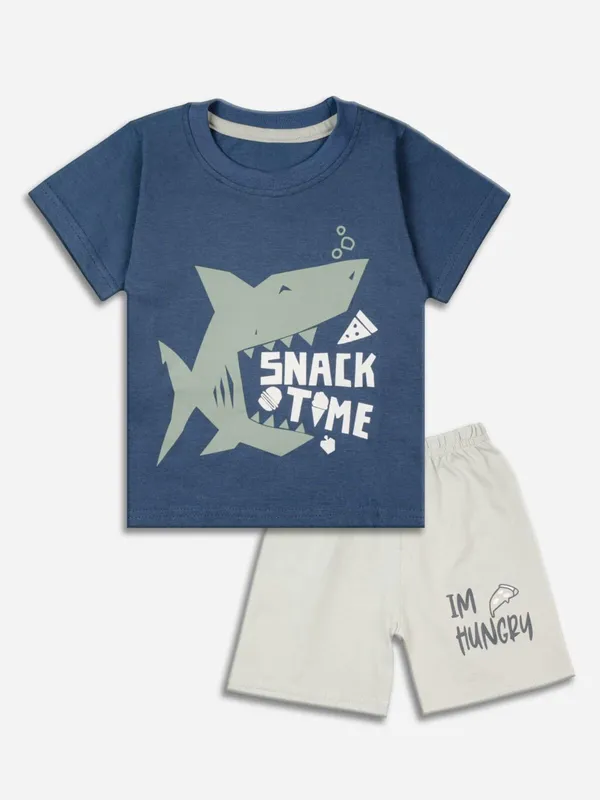 Grey_Cotton_Printed_T-Shirt_Shorts_Set_For_Boys_Pack_Of_2