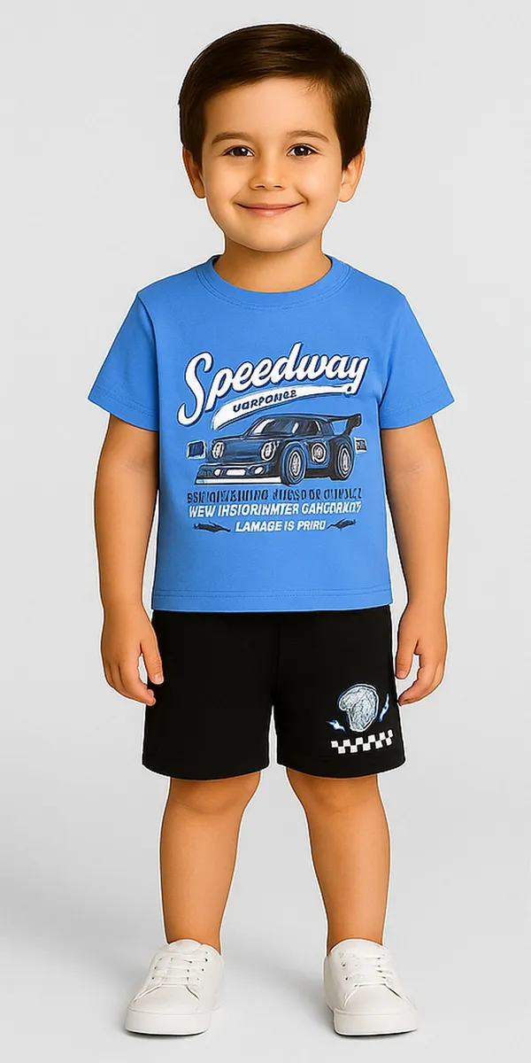 Dark_Blue_Cotton_Casual_T-Shirt_Shorts_Set_For_Baby_Boys_Pack_Of_2