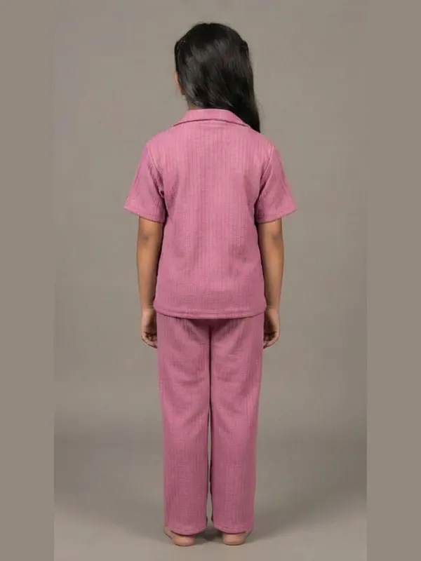 Pink_Cotton_Co-Ord_Shirt_Pant_Set_For_Girls