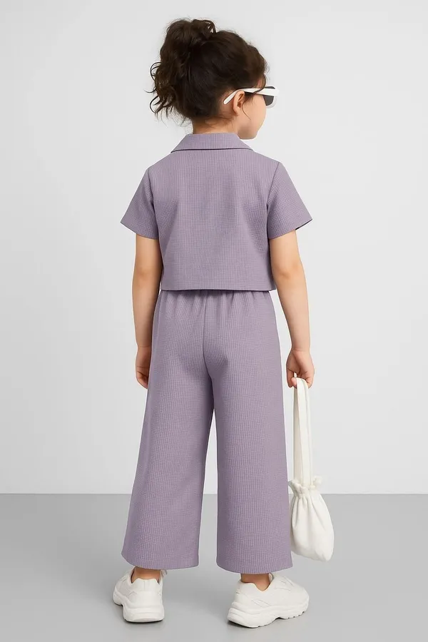 Purple_Cotton_Casual_Shirt_Pant_Set_For_Girls