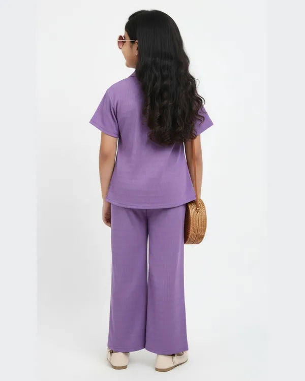 Purple_Cotton_Straight_Fit_Shirt_Pant_Set_For_Girls