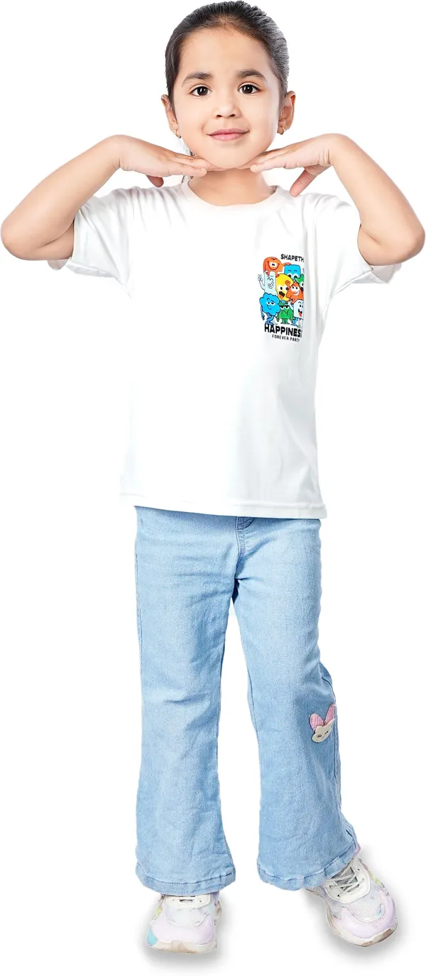 White_Cotton_Printed_Regular_T_Shirt_For_Girls
